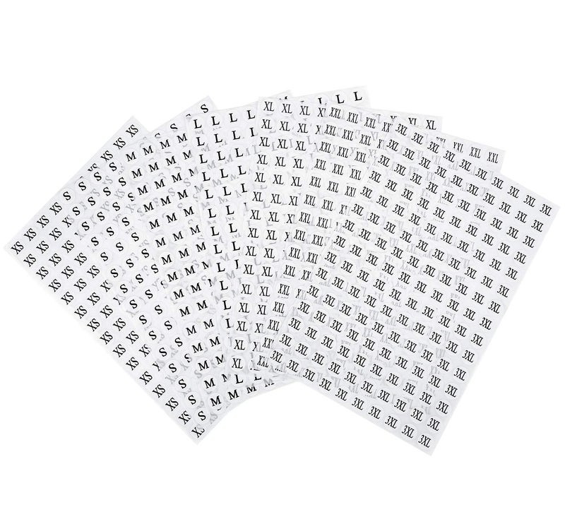 DIYASY Clothing Size Stickers,28 Sheets Round Clothing Labels Stickers All 7 Sizes (XS/S/M/L/XL/XXL/XXXL) Pack of 4200 (0.6 Inches) - Image 5